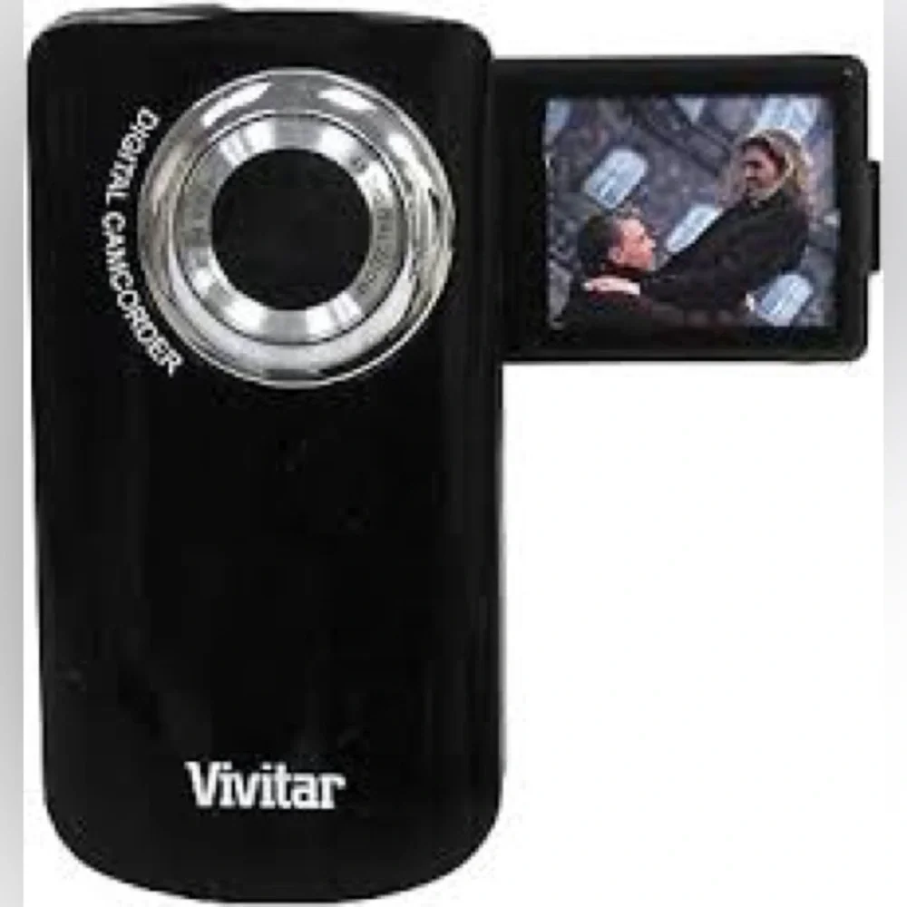 New sealed Vivitar Black DVR 410 HD Digital Video Camcorder camera 4x zoom